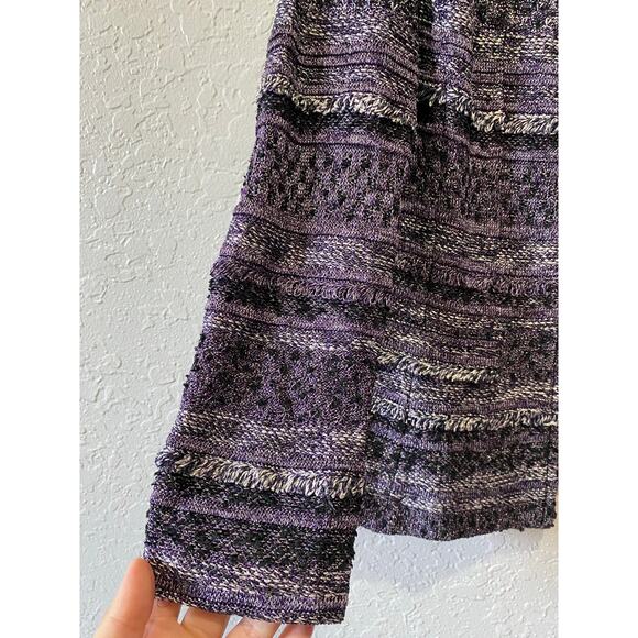 St. John Couture Women's Purple Jacket Cardigan Size 2 Classic Glam Old Money - Picture 2 of 8
